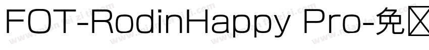 FOT-RodinHappy Pro字体转换